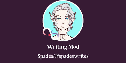 Writing Mod is @Spadeswrites